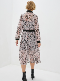 Платье миди ISSA Plus модель SA-367_multicolor Фото