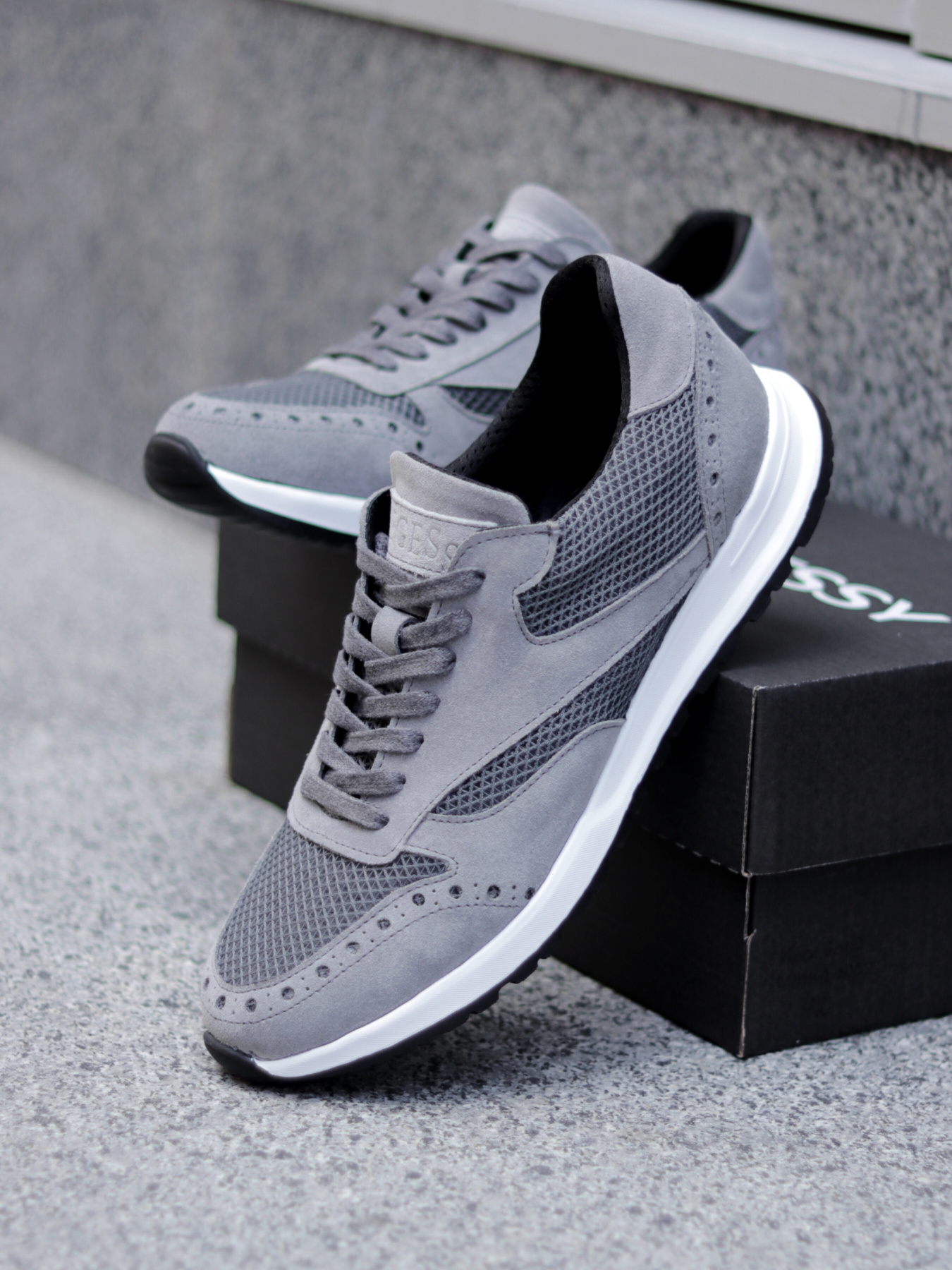 Кроссовки Legessy модель BRUNO_CAGE_GREY Фото