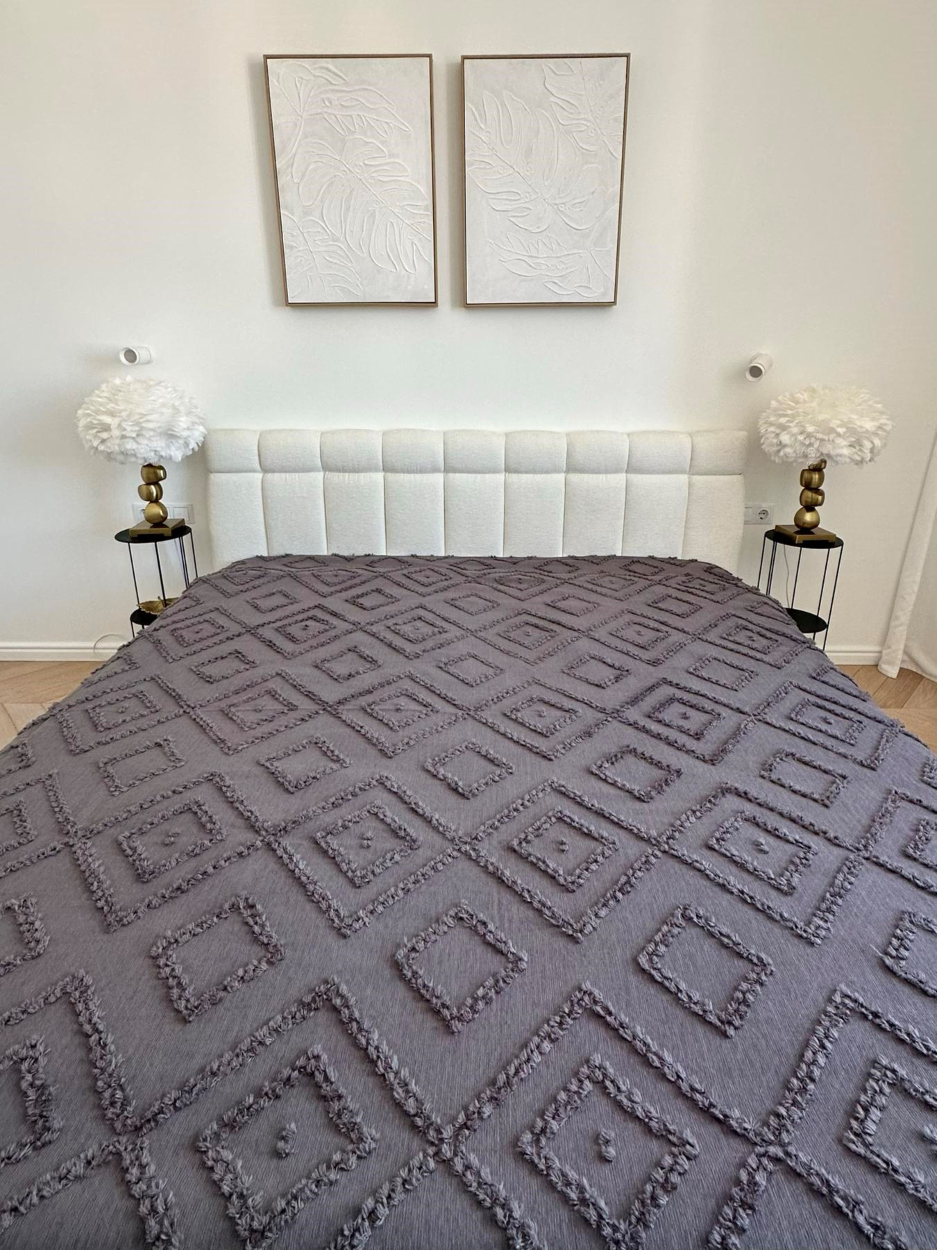 Покривало «Diamond Nordic», графіт Cosy модель DN180200GR Фото