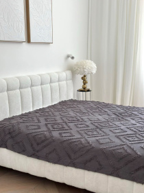 Покривало «Diamond Nordic», графіт Cosy модель DN180200GR Фото