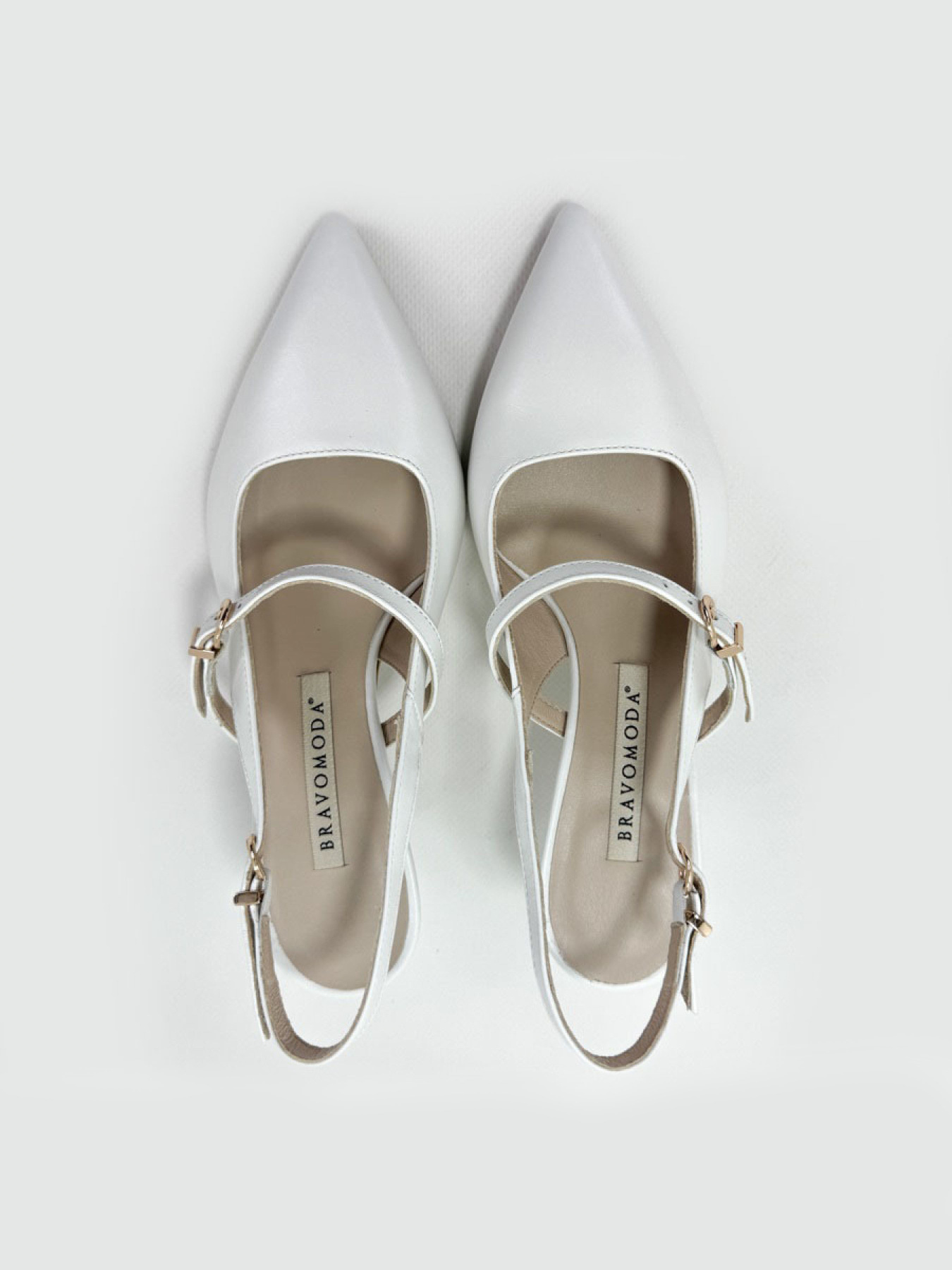 Туфли и лоферы BRAVOMODA модель 0342 White Фото