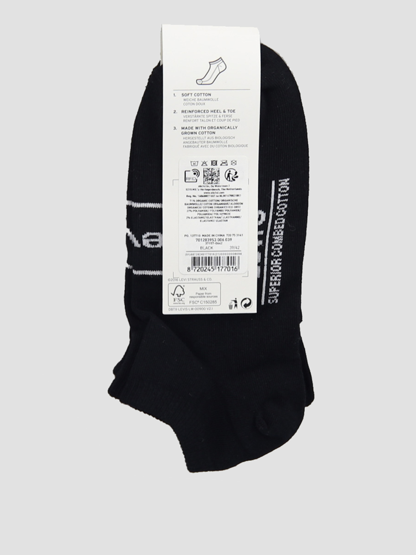 Носки и гольфы Levi's модель 701203953;006 Фото