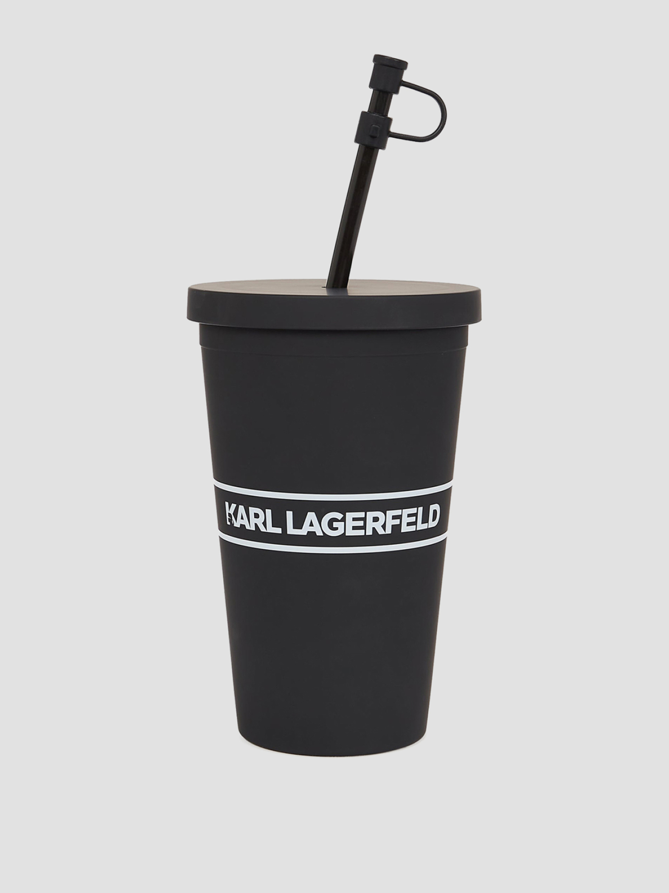 Склянка з трубочкою Karl Lagerfeld Amsterdam Karl Lagerfeld модель A1M42033;999 Склянка з трубочкою Karl Lagerfeld Amsterdam Karl Lagerfeld модель A1M42033;999 Фото