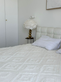 Покривало «Diamond Nordic» молочний Cosy модель DN180200M Фото