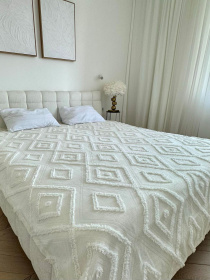 Покривало «Diamond Nordic» молочний Cosy модель DN180200M Фото
