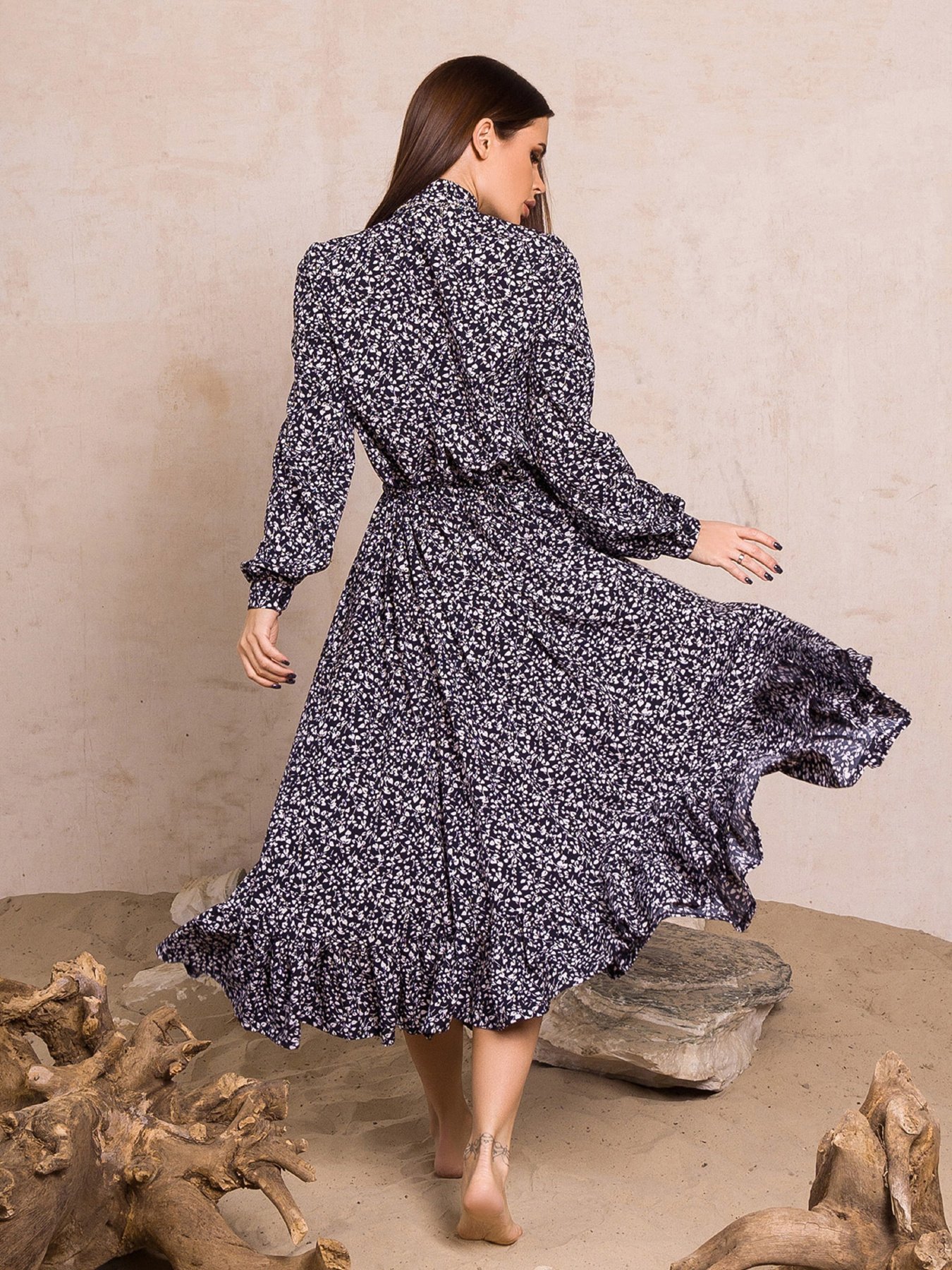 Платье макси ISSA Plus модель 13142_черный Фото