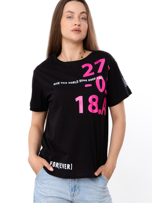 Футболки и поло Носи своє модель 8127-001-33-1-chornij-forever Фото