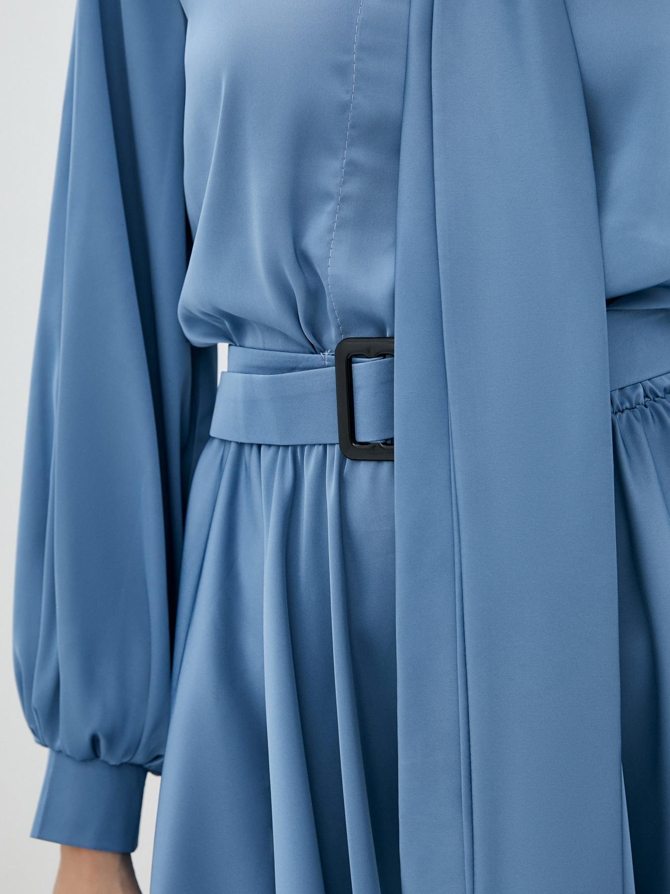 Сукня міні ISSA Plus модель 13160_blue Фото