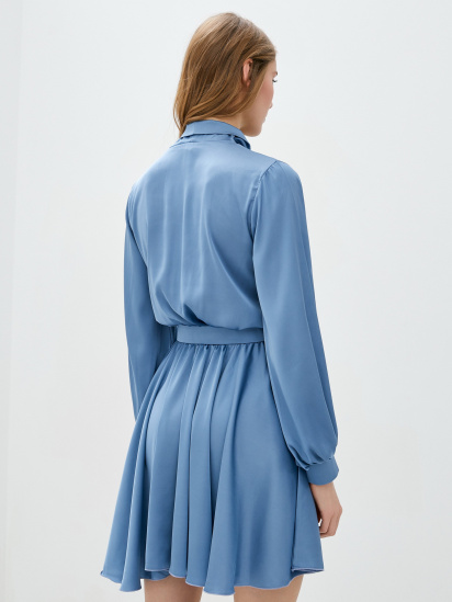 Сукня міні ISSA Plus модель 13160_blue — фото 3 - INTERTOP