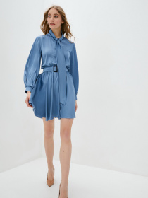 Платье мини ISSA Plus модель 13160_blue Фото