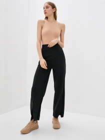 Брюки палаццо ISSA Plus модель 13169_черный Фото