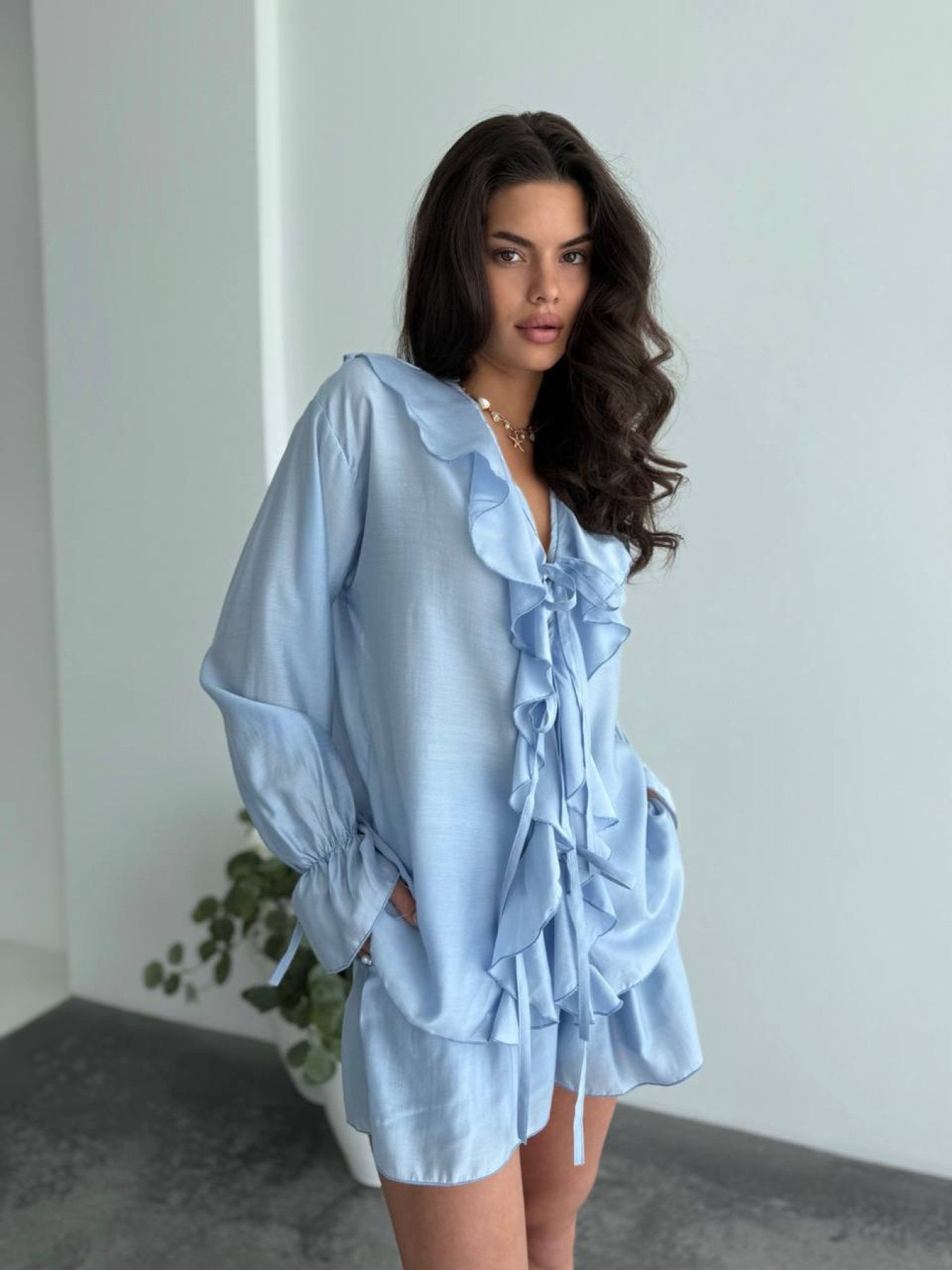 Костюмы Uaclothes модель like18562-goluboj Костюмы Uaclothes модель like18562-goluboj Фото