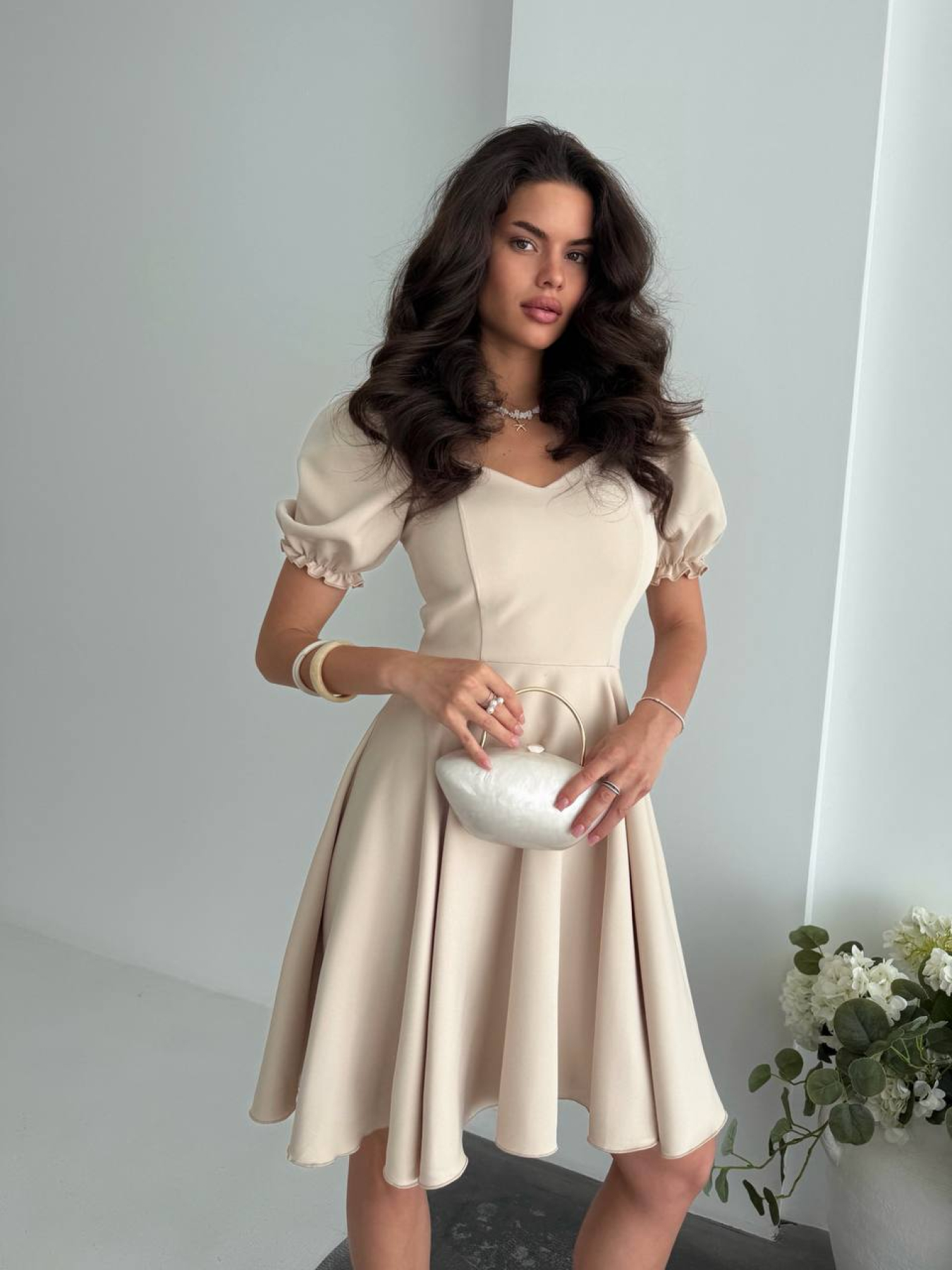 Платья Uaclothes модель like18540-bezhevj Фото