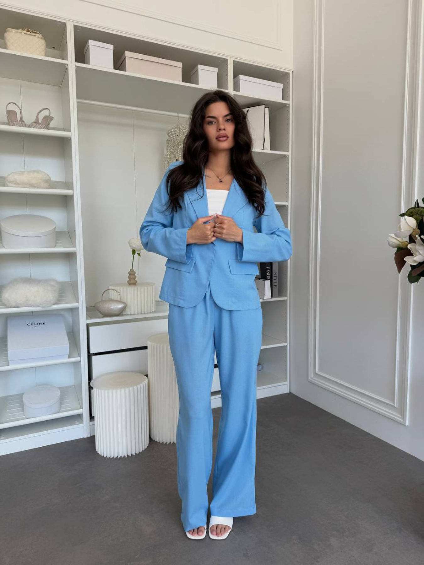 Костюми Uaclothes модель like18468-goluboj Костюми Uaclothes модель like18468-goluboj Фото