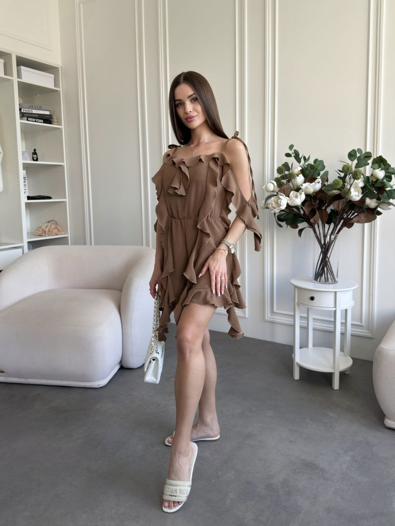 Комбинезоны Uaclothes модель like18425-kofejnij Фото