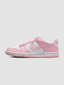Кроссовки NIKE Dunk Low Soft Pink (Gs) модель FB9109-125 Фото