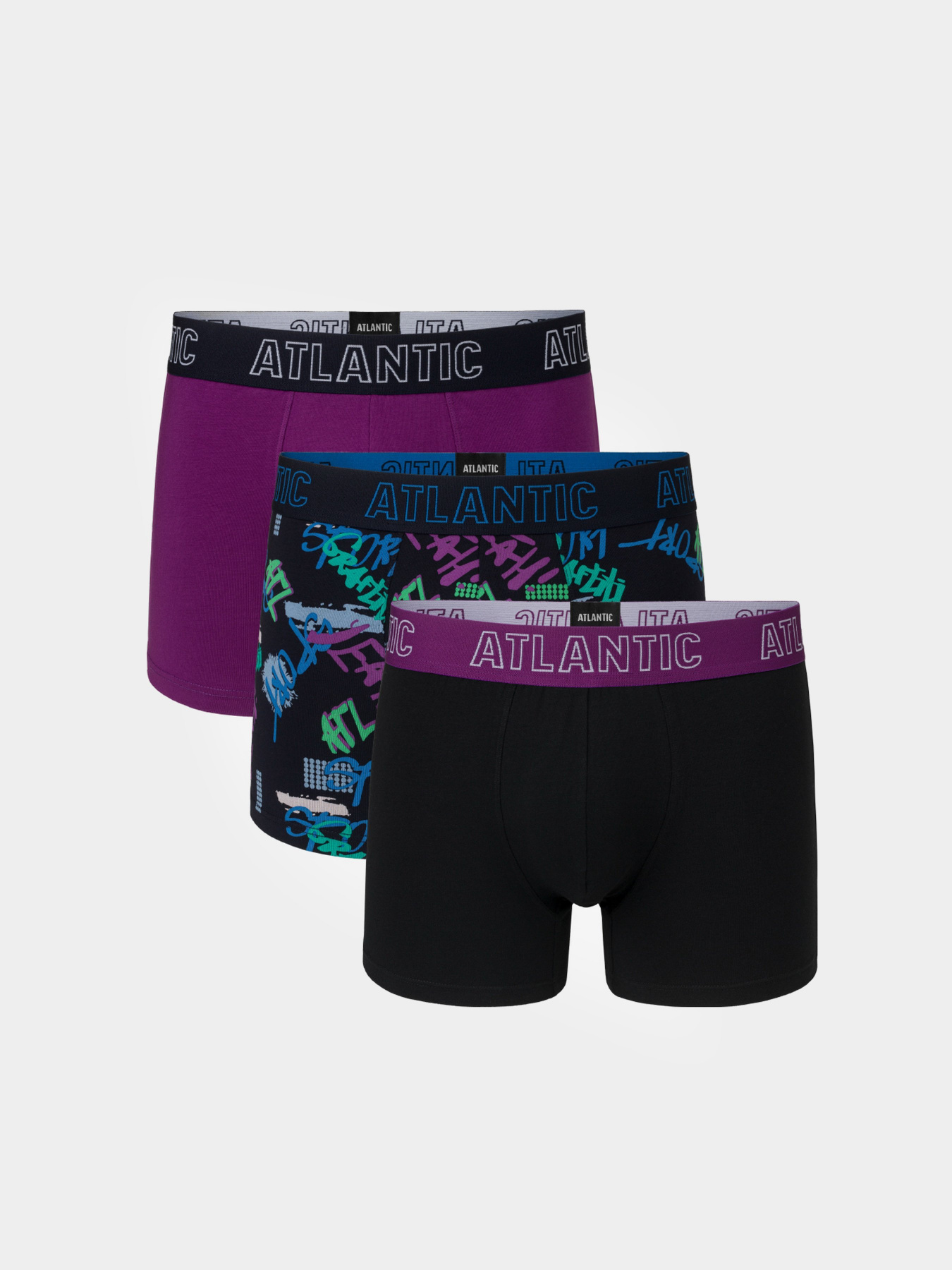 Набір трусів Atlantic модель 3MH-023_FIO_GRA_GRA Фото