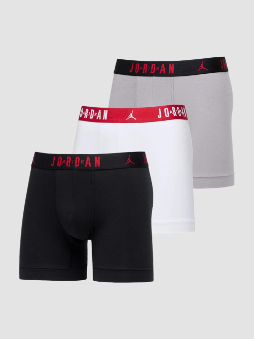 Нижня білизна Jordan Air Flight Cotton Core 3-Pack Boxer Brief модель JM0622-F66 Фото