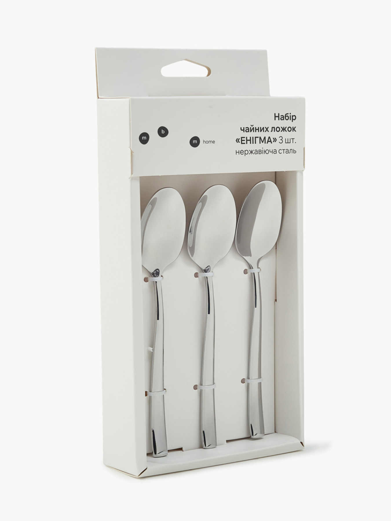Набор чайных ложек "Энигма" из нержавеющей стали MBM HOME модель CS-01-4 SS Фото