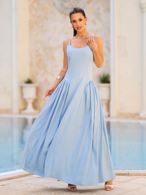 Платья ISSA Plus модель 15732_голубой Фото