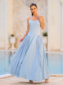 Платья ISSA Plus модель 15732_голубой Фото