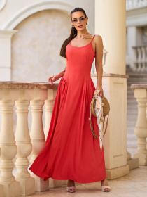 Платья ISSA Plus модель 15732_коралловый Фото
