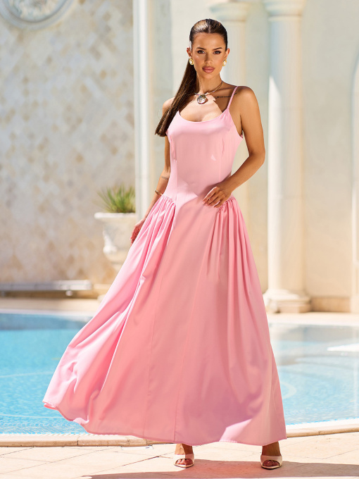 Платья ISSA Plus модель 15732_розовый Фото