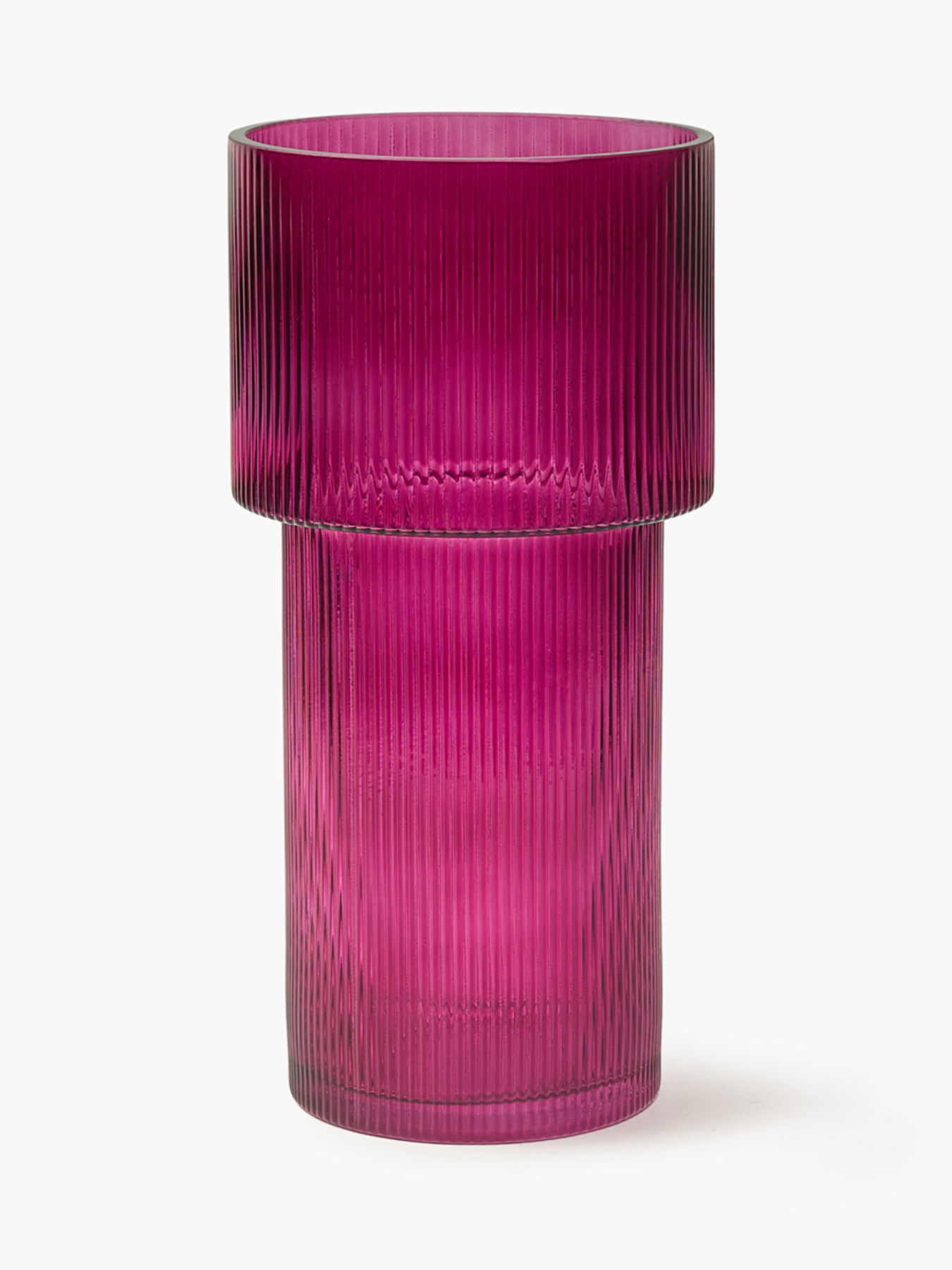 Ваза скляна "Футуризм" фіолетова MBM HOME модель VB-10 PURPLE Фото