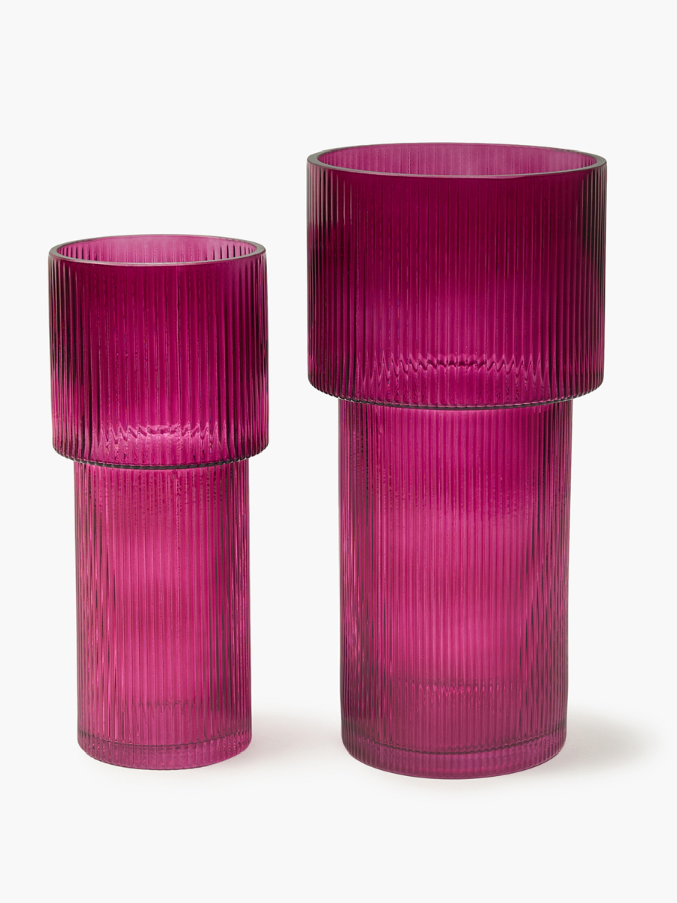 Ваза скляна "Футуризм" фіолетова MBM HOME модель VB-10 PURPLE Фото