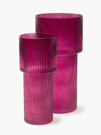 Ваза скляна "Футуризм" фіолетова MBM HOME модель VB-10 PURPLE Фото