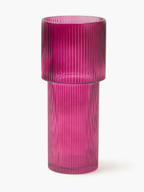 Ваза скляна "Футуризм" фіолетова MBM HOME модель VB-10 PURPLE Фото