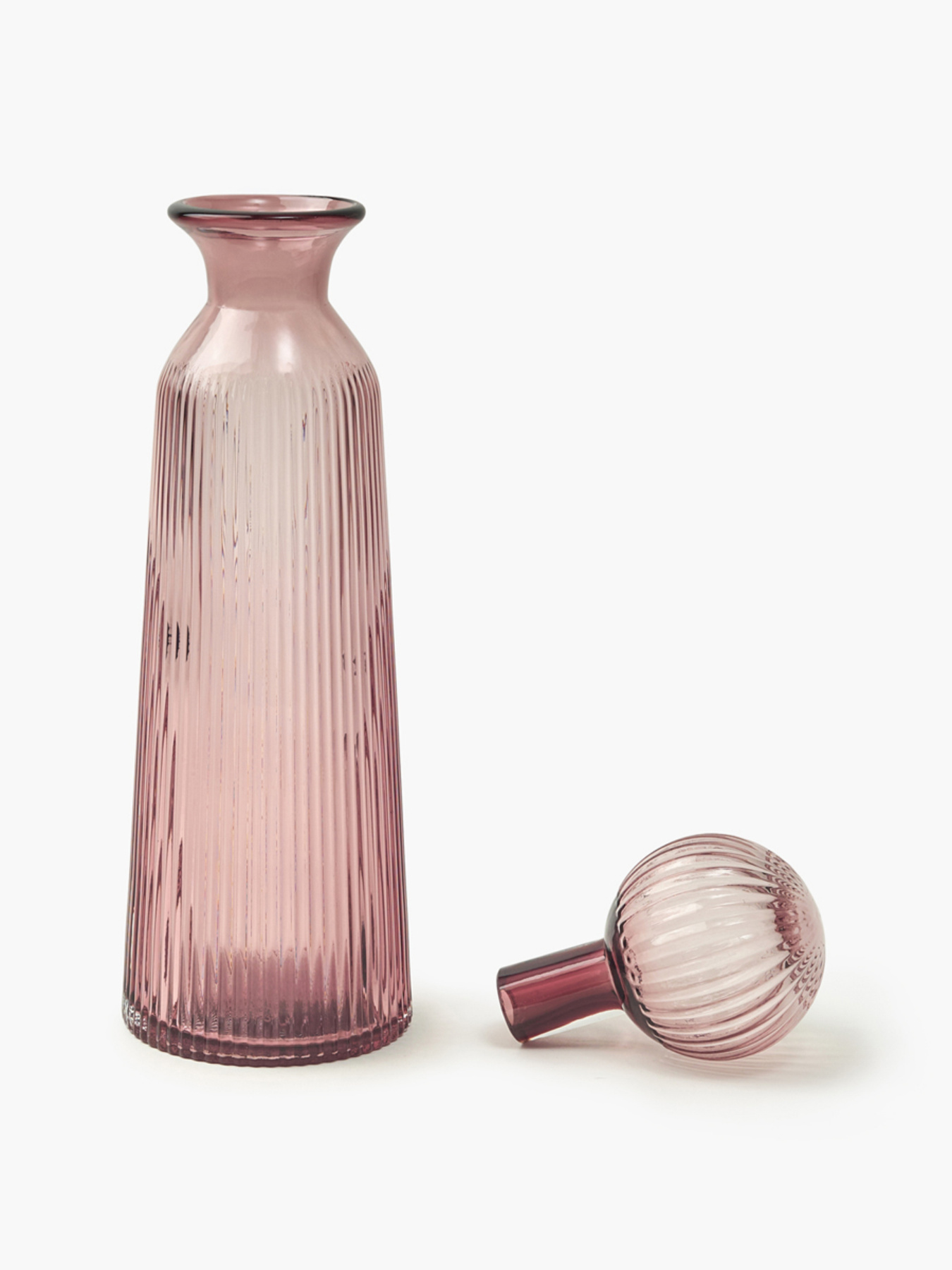 Графин скляний "Ар Деко" рожевий MBM HOME модель VB-12 PINK Фото