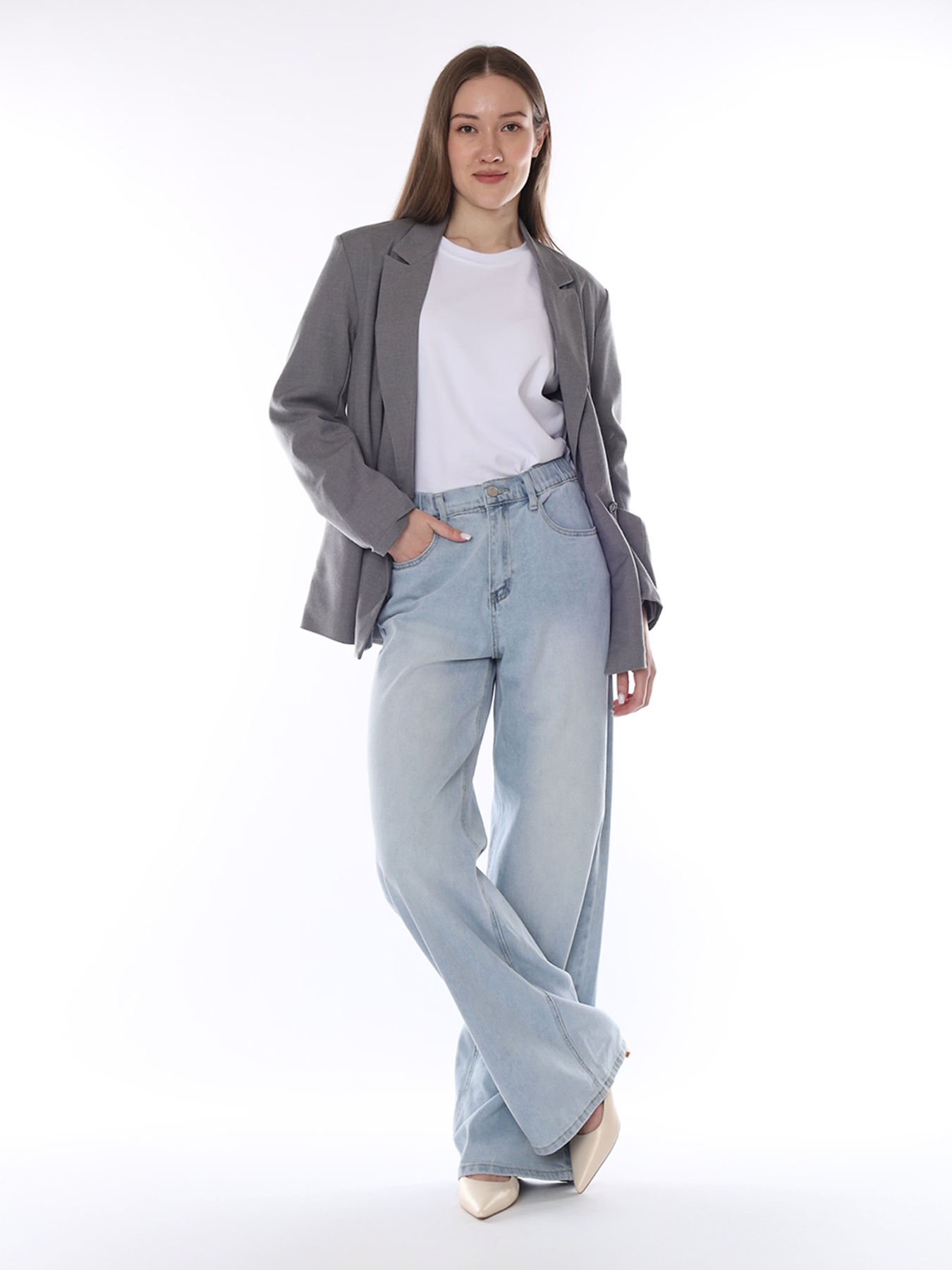 Джинсы YUKI модель ЦБ-00290496 Фото