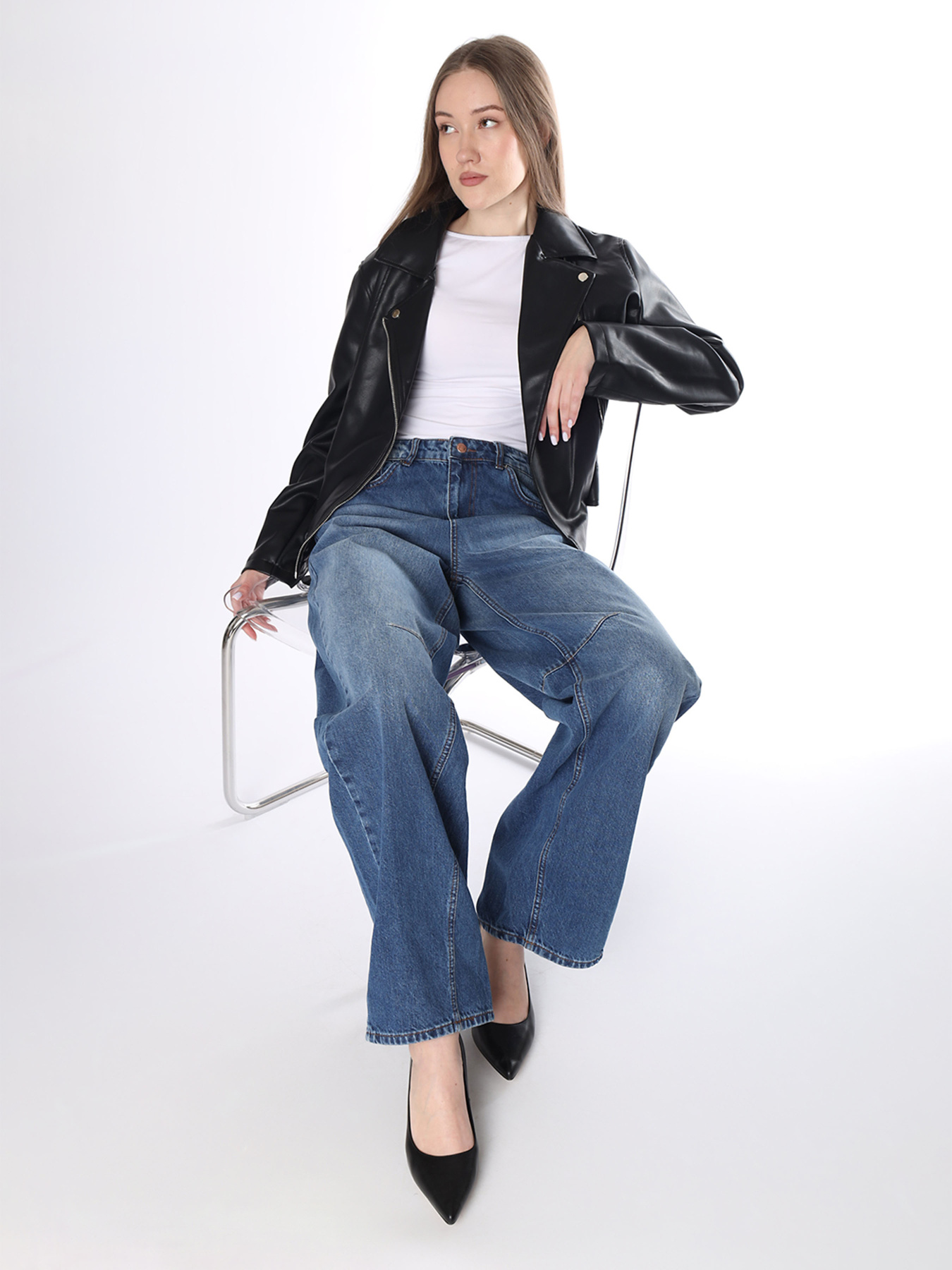 Джинсы YUKI модель ЦБ-00292212 Фото