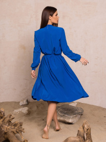 Платье миди ISSA Plus модель 13132_blue Фото