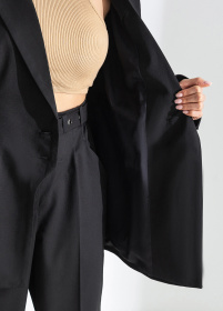 Жакет Жакет женский классический в черную клетку модель Ja20011 Фото