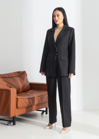 Жакет Жакет женский классический в черную клетку модель Ja20011 Фото