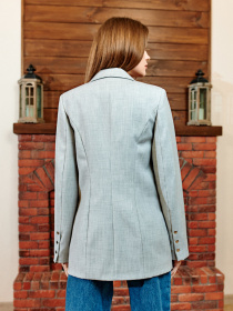 Жакет Жакет женский классический однотонный на двух кнопках модель Ja30011 Фото