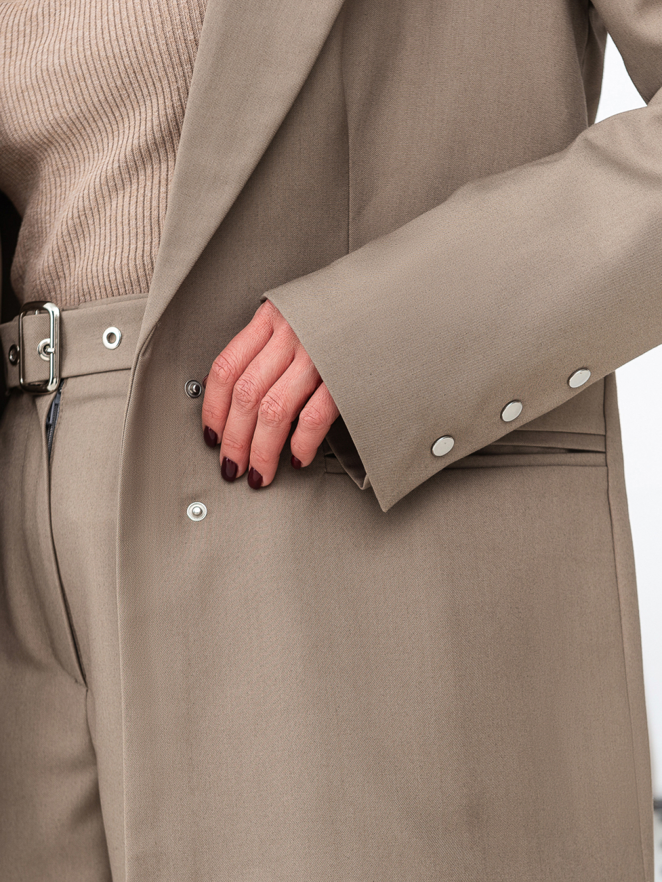 Жакет Жакет женский классический однотонный на двух кнопках модель Ja30031 Фото