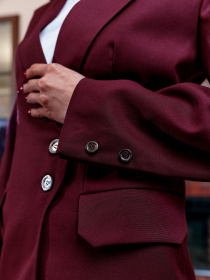 Жакет Жакет женский классический цвета марсала модель Ja10012 Фото