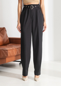 Повседневные штаны Брюки женские классические с высокой талией модель P10002 Фото