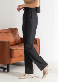 Повседневные штаны Брюки женские классические с высокой талией модель P10002 Фото