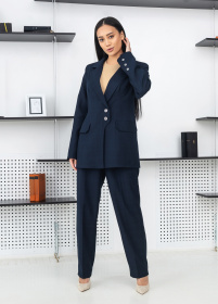 Костюми Костюм женский классический в клетку на пуговицах. модель Su2005 Фото