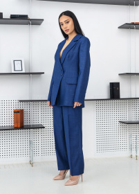 Костюми Костюм женский классический в клетку на пуговицах. модель Su2006 Фото