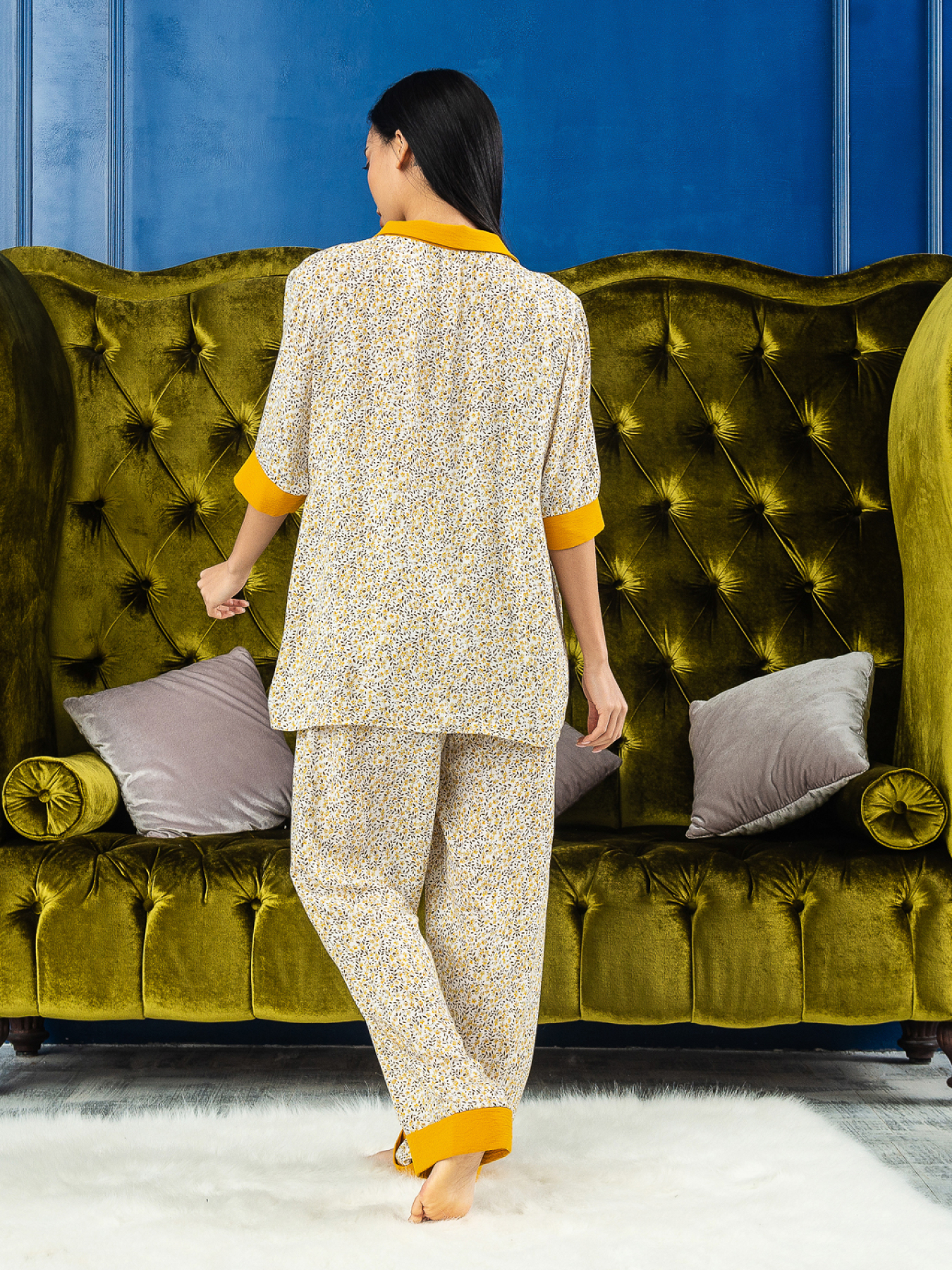 Пижама Пижама женская с коротким рукавом модель Pa1001 Фото