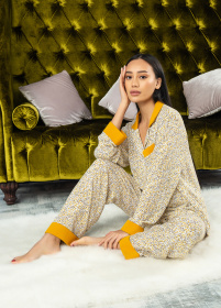 Пижама Пижама женская с длинным рукавом модель Pa1002 Фото