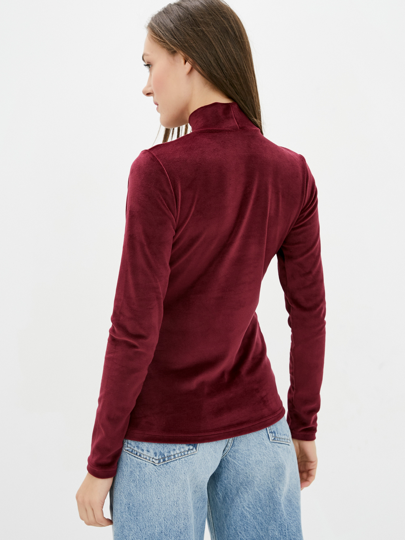 Водолазка ISSA Plus модель 12258_бордовый Фото