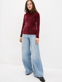 Водолазка ISSA Plus модель 12258_бордовый Фото