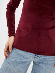Водолазка ISSA Plus модель 12258_бордовый Фото