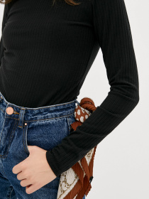 Водолазка ISSA Plus модель 10395_черный Фото